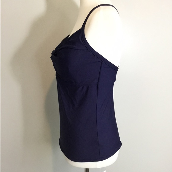 Athleta Twist Up Dark Blue Tankini Top - Picture 5 of 6